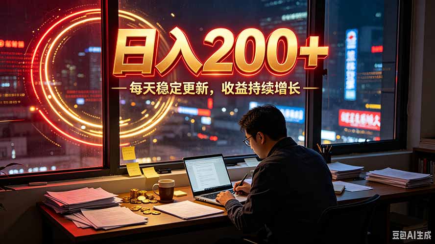 番茄达人变现新玩法，全自动运行 每日300+-程拾网络