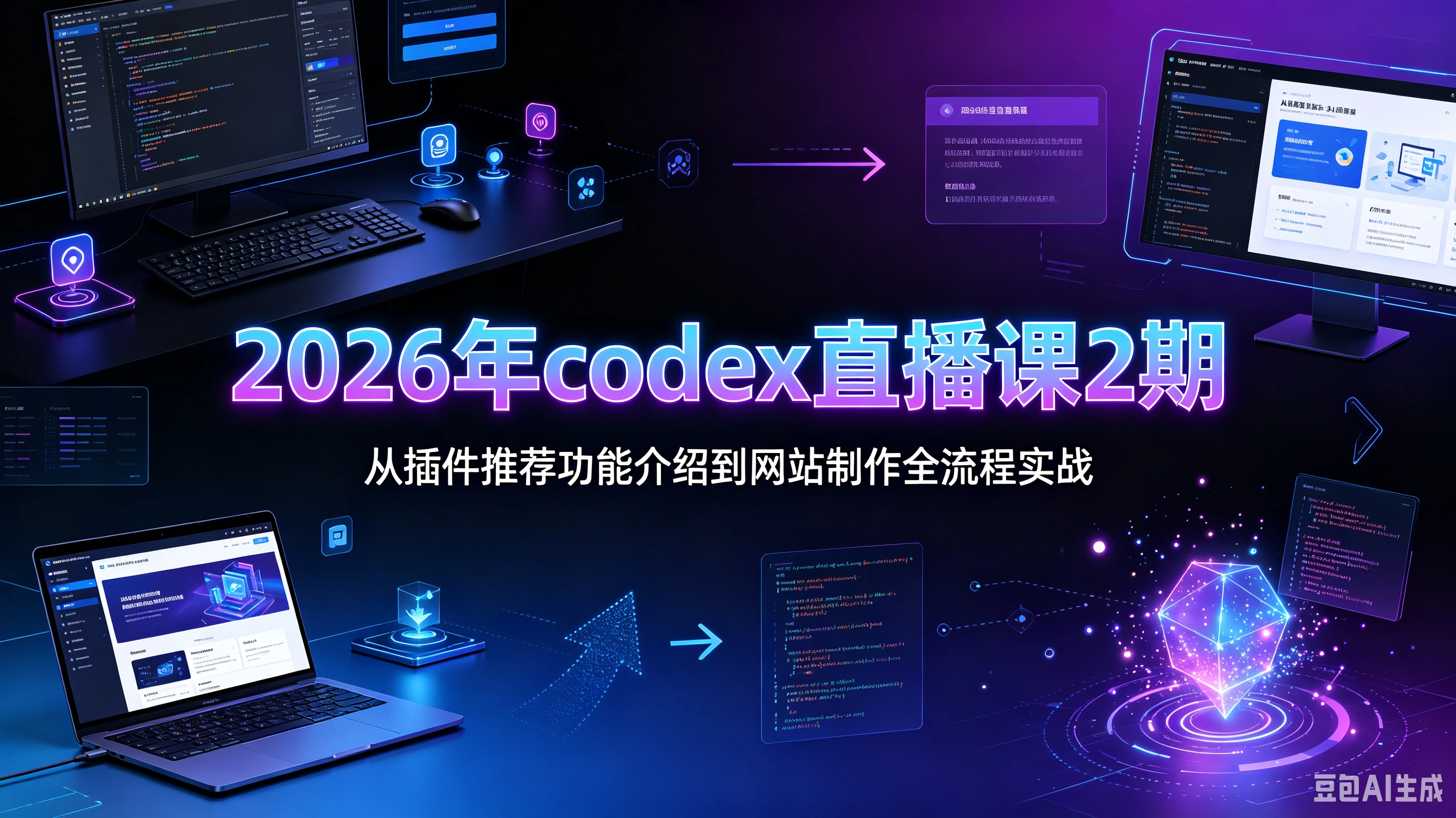 【精】2026年codex直播课2期 从插件推荐功能介绍到网站制作全流程实战-程拾网络