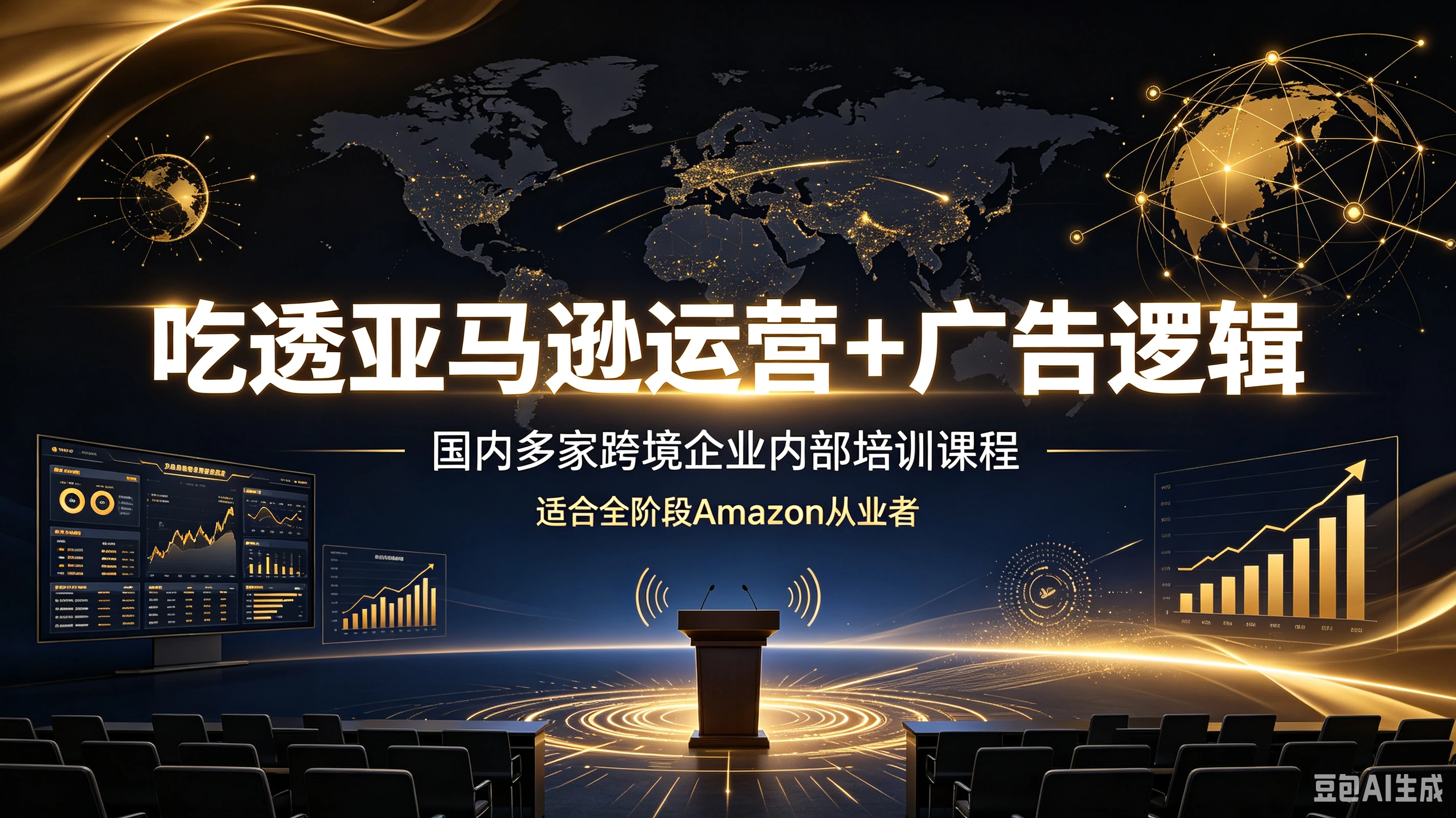 【精】吃透亚马逊运营+广告逻辑，国内多家跨境企业内部培训课程，适合全阶段Amazon从业者-程拾网络