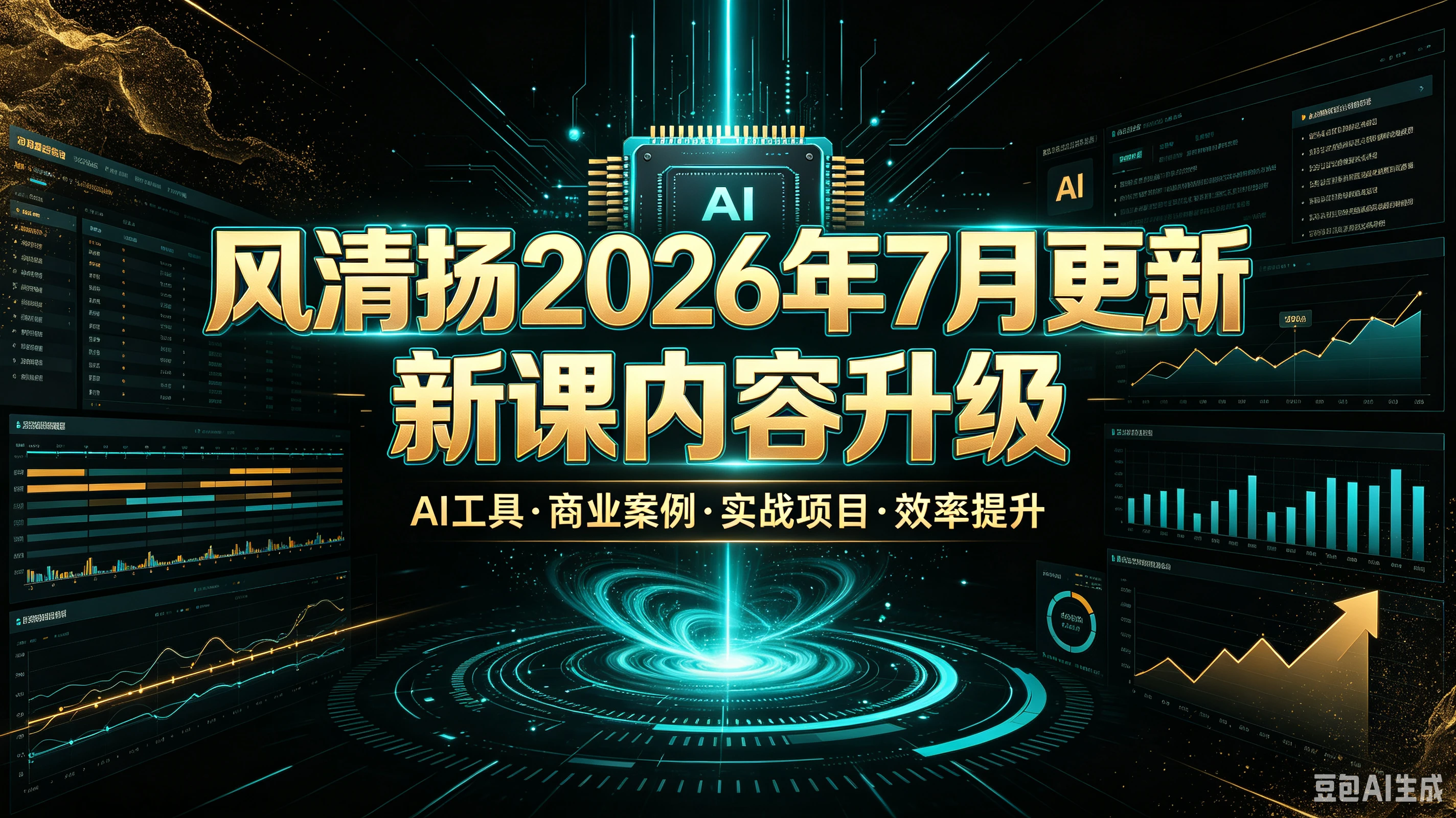 【精】风清扬2026年7月更新新课内容升级，AI工具·商业案例·实战项目·效率提升-程拾网络