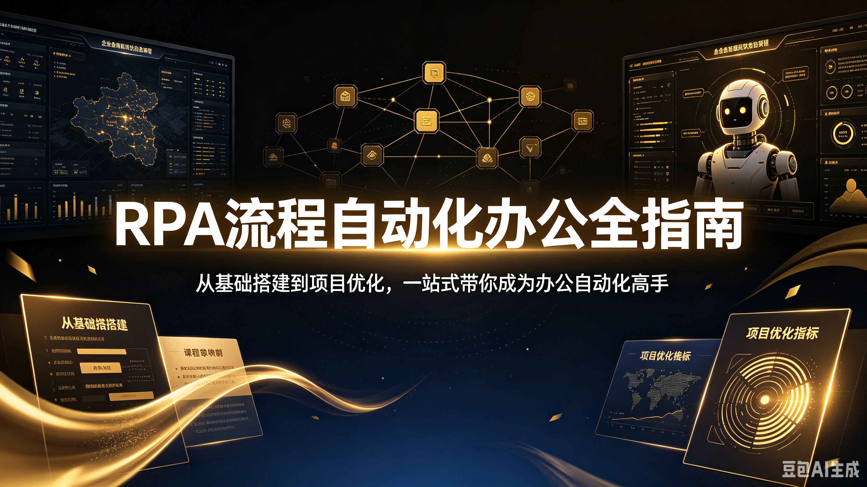 【精】RPA流程自动化办公全指南，从基础搭建到项目优化，一站式带你成为办公自动化高手-程拾网络