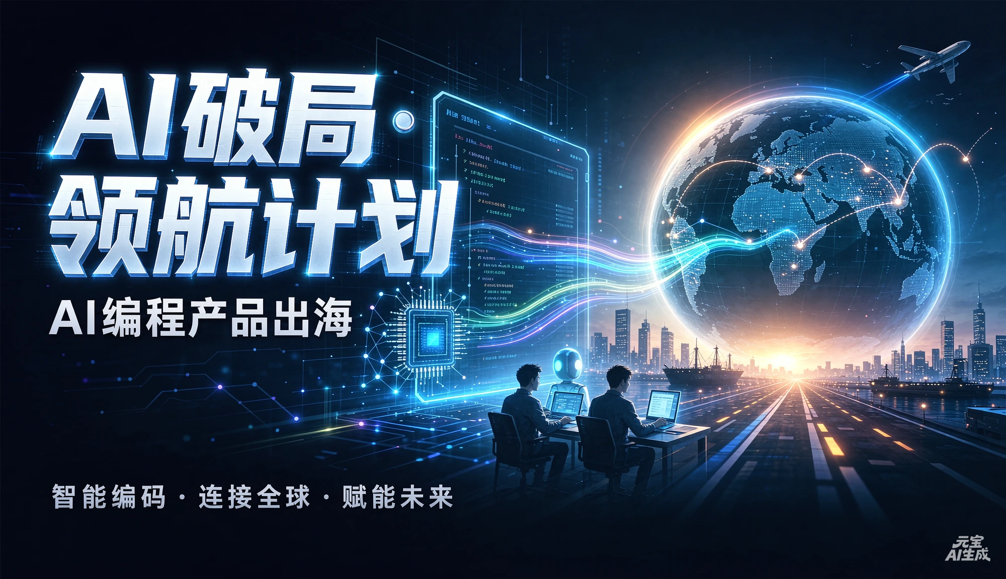 【精】AI破局·领航计划- AI编程产品出海,从技术到全球增长-程拾网络