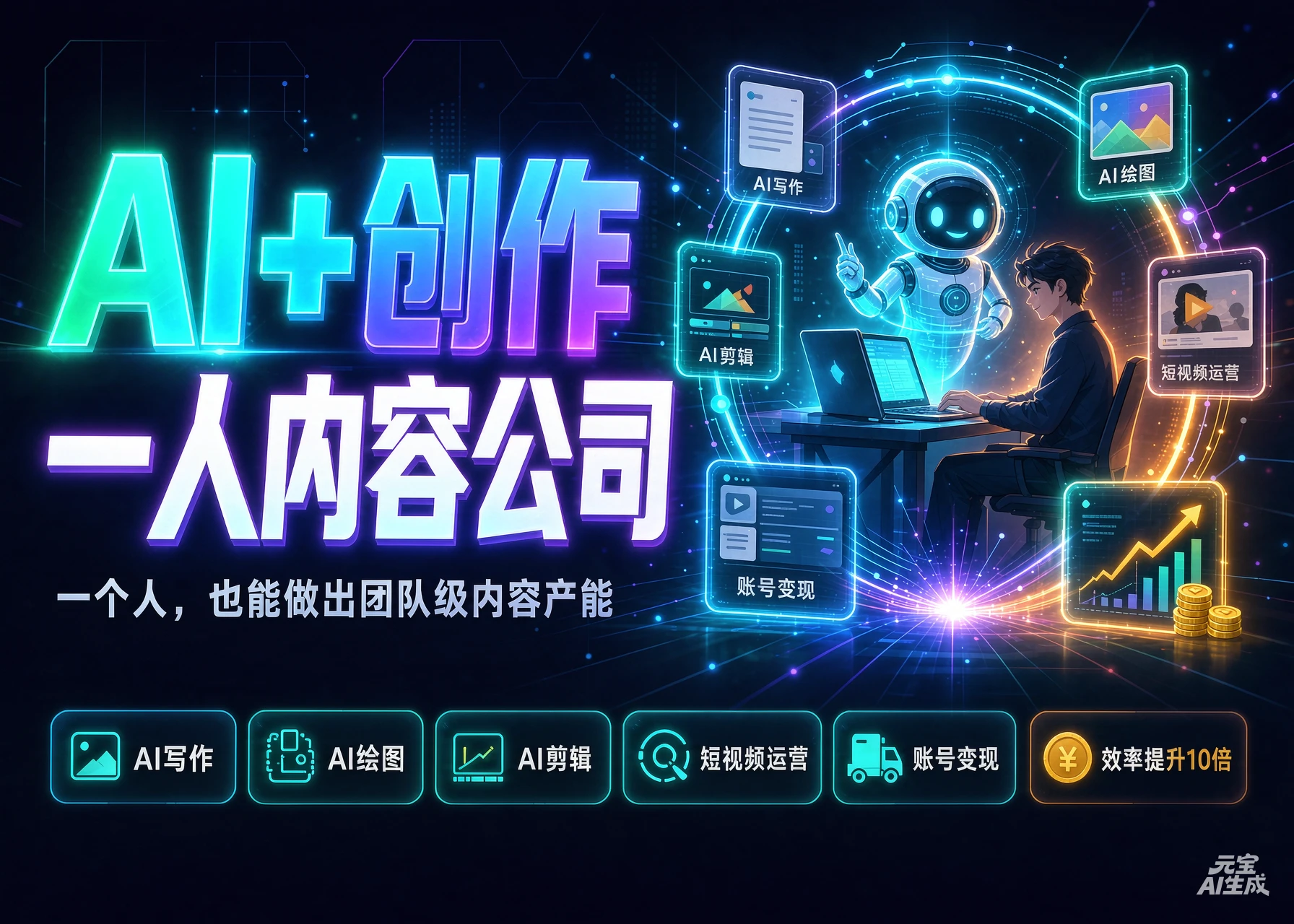 【精】AI创作一人内容公司30天实战训练营，让Codex Agent自动参与内容创作持续做出更像你、更有竞争力的内容-程拾网络
