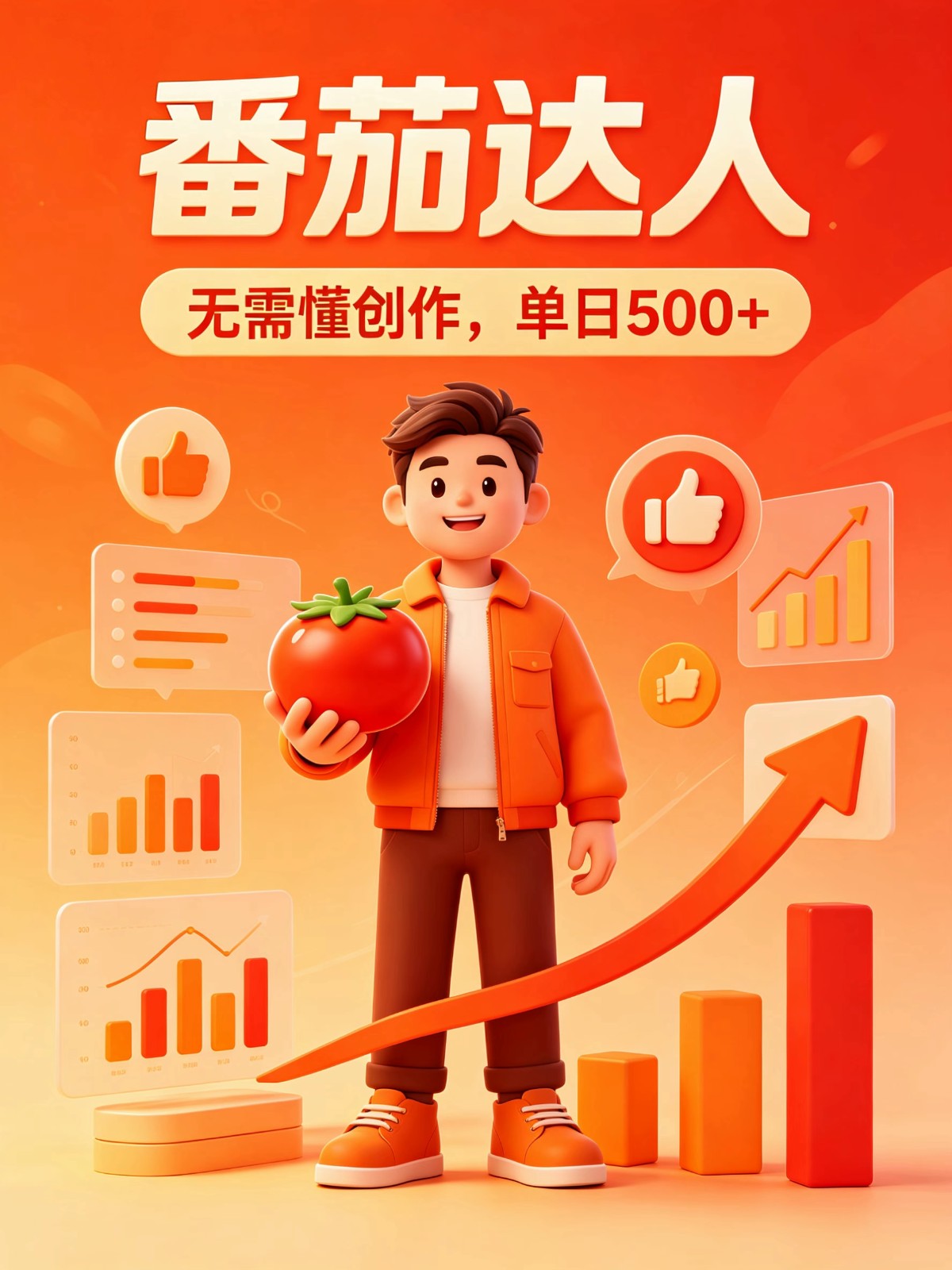 番茄小说达人全自动变现，普通人轻松日入500+-程拾网络