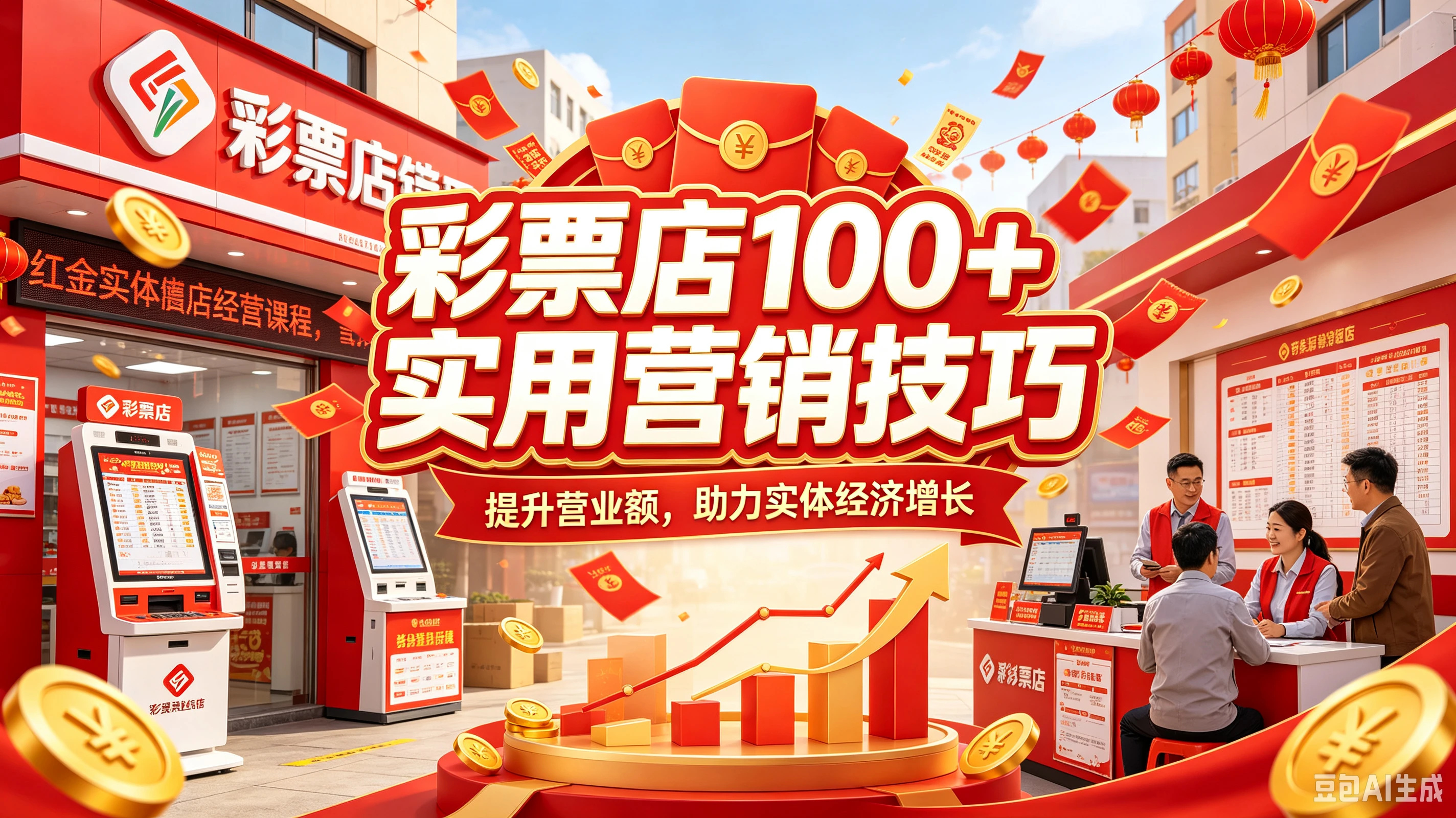 【精】彩票店100+实用营销技巧，提到营业额，助力实体经济增长-程拾网络