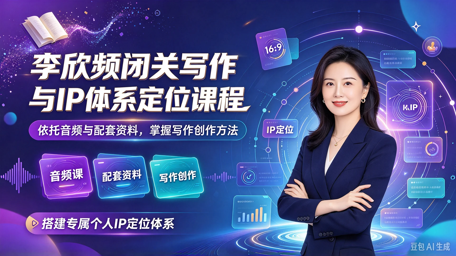 【精】李欣频闭关写作与IP体系定位课程,依托音频与配套资料,掌握写作创作方法,搭建专属个人IP定位体系-程拾网络