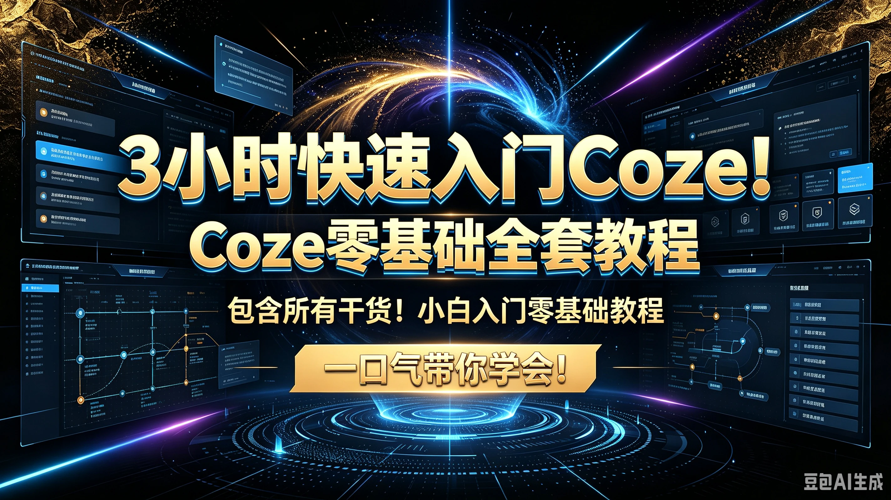 【精】3小时快速入门Coze!Coze零基础全套教程包含所有干货!小白入门零基础教程一口气带你学会!-程拾网络