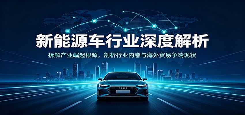 新能源车行业深度解析：拆解产业崛起根源，剖析行业内卷与海外贸易争端现状-程拾网络