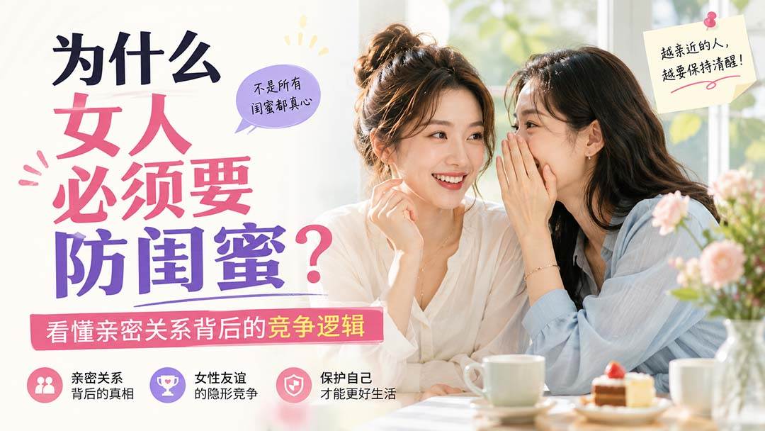 （20114期）付费文章：为什么女人必须要防闺蜜？看懂亲密关系背后的竞争逻辑-程拾网络