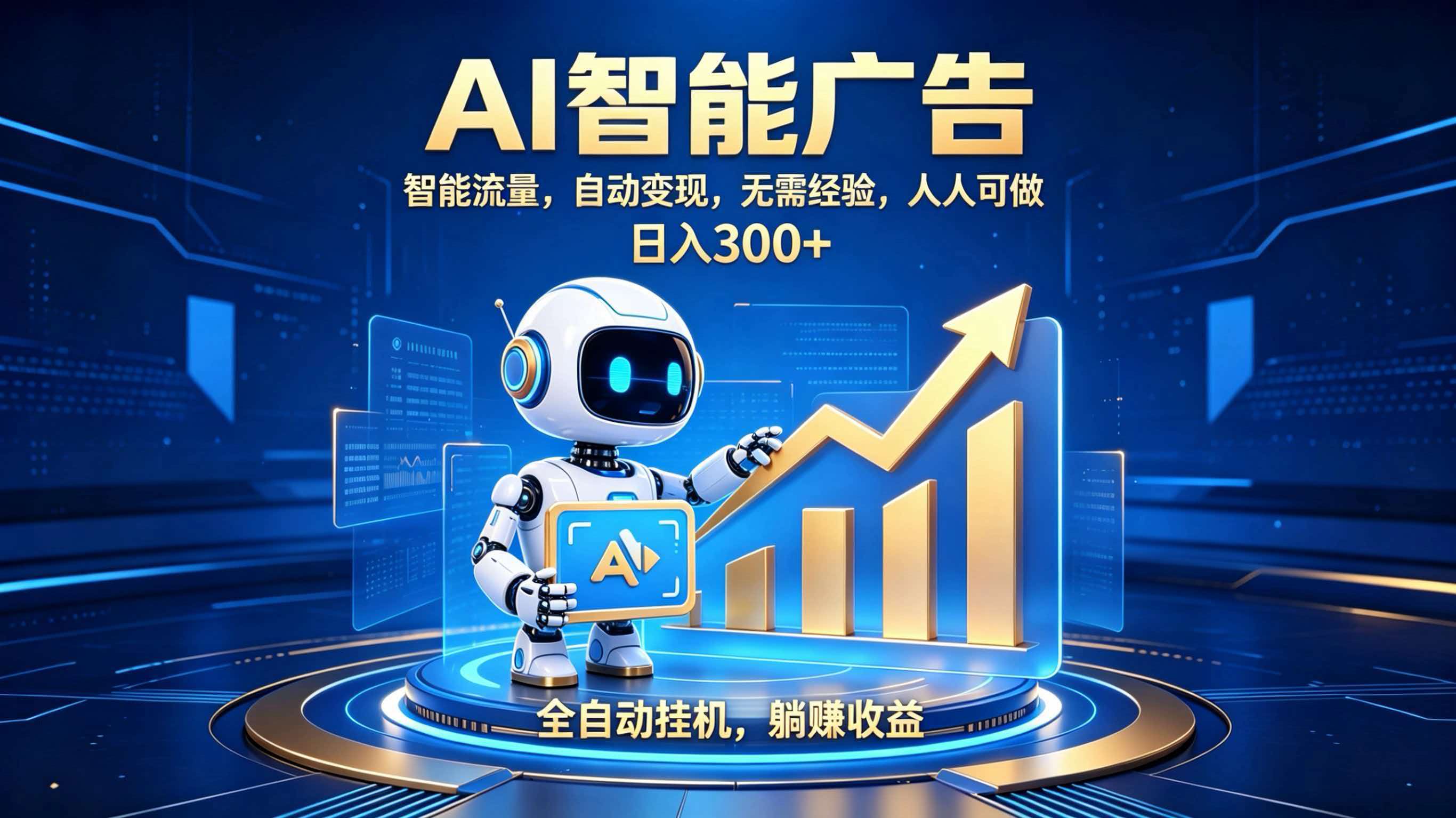 轻资产新赛道，全自动AI广告，打造持续收益-程拾网络